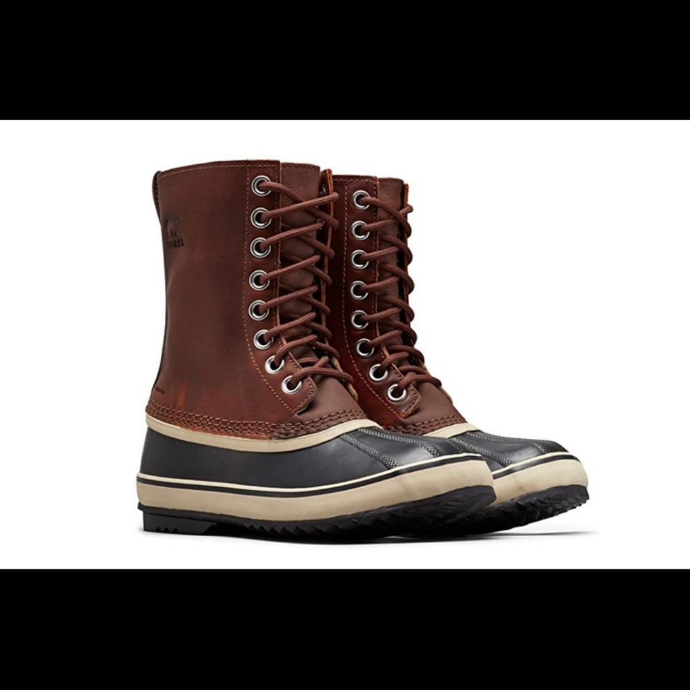 Sorel WOMEN'S 1964 LTR WATERPROOF BOOT size 7 gorgeous brown leather
